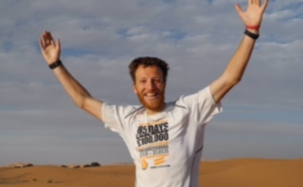 MURRAY AND CAMPBELL START EPIC TRAVERSE ACROSS NAMIB DESERT